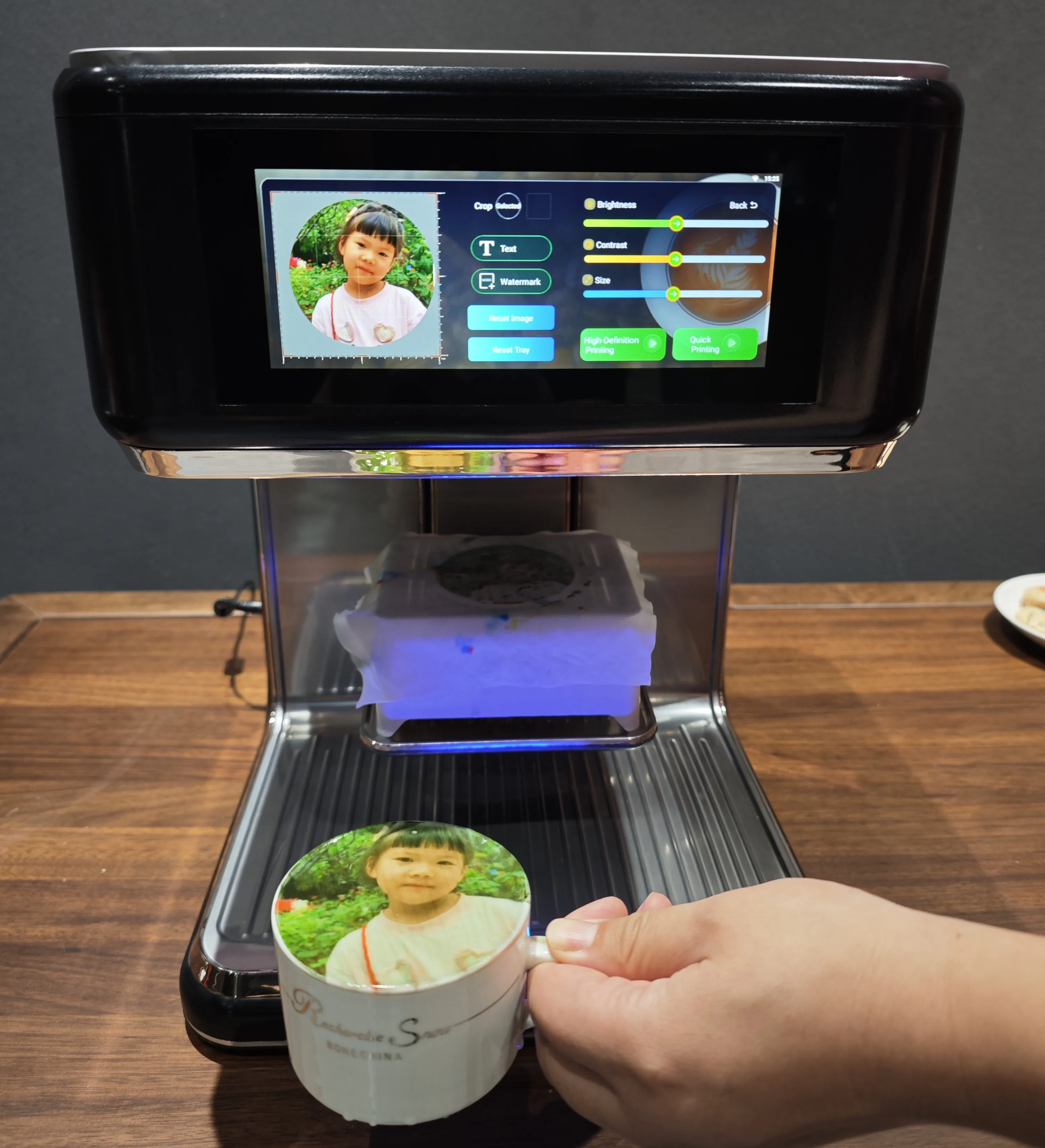 New Arrival 2026 Coffee Face Pictures Selfie Photo Drawing Food Printing Machine Coffee Printer For Coffee Store