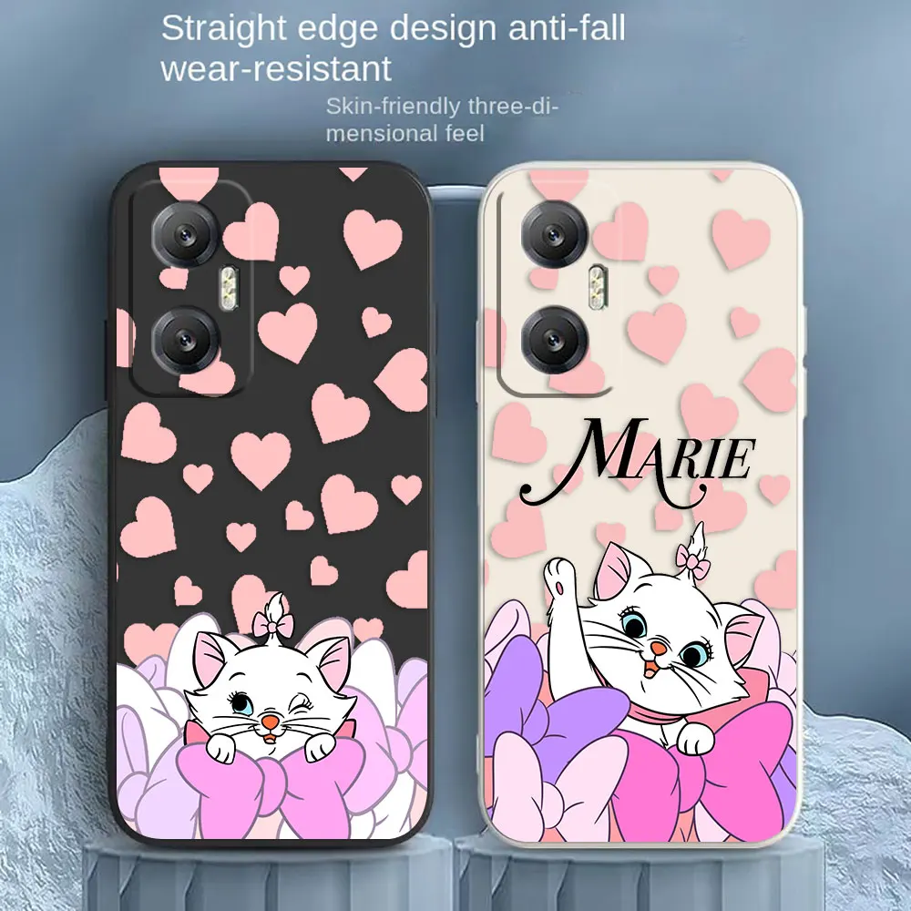 Aristocats M-Marie Cat Phone Case For Infinix HOT 10 10S 11 11S 12 ZERO 20 30 X CAMON 16 PRO 5G Silicone Case Funda Shell Capa