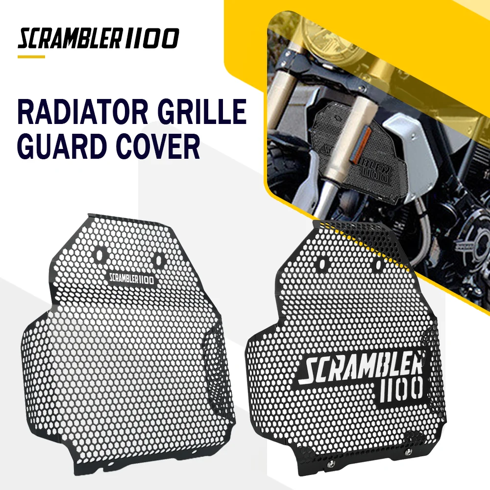 

2022 2023 For Ducati Scrambler 1100 Scrambler1100 Urban Motard Motorcycle Accessories Radiator Guard Oil Cooler Cover Protector