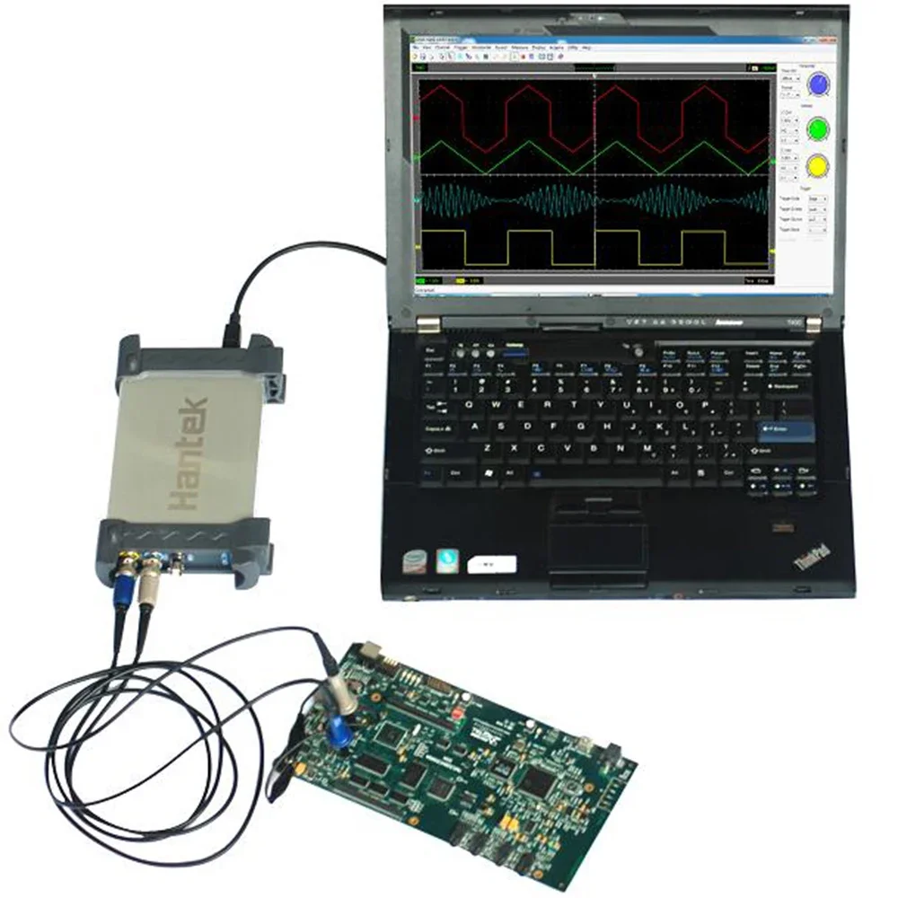 Hantek6082BE 2 Channels Virtual Oscilloscope  80MHz Bandwidth PC USB Virtual Oscilloscope Portable Handheld Digital Oscilloscope