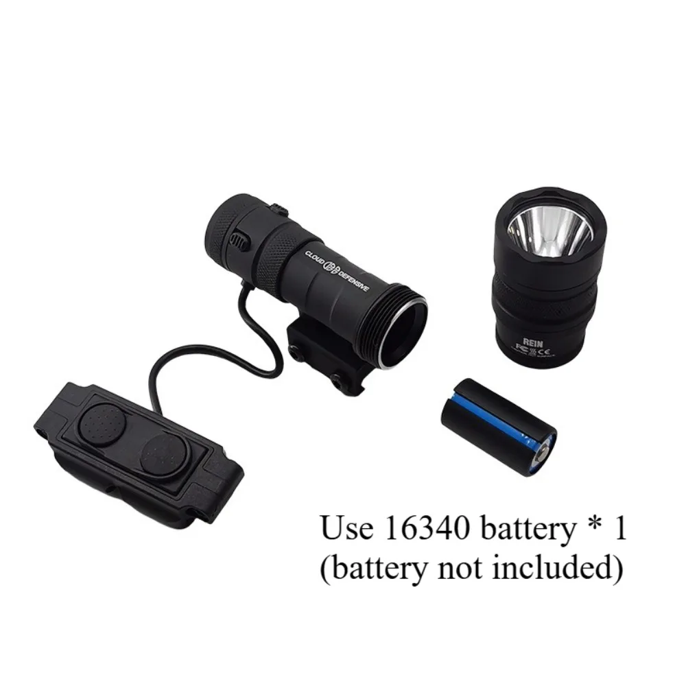Sotac nuvem defesa Rein1.0 lanterna curta de metal com luz forte, alto brilho e alto lúmen, acessórios para armas de mudança