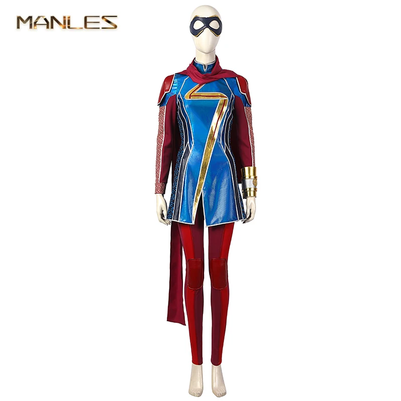 

TV Ms. Marvel Cosplay Costume Kamala Khan Costume Superhero Costume Halloween Costume for Women