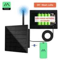 Diy 4W Solar Panel 868 915Mhz Battery Outdoor Waterproof Heltec LoRaWAN Meshtastic APP For RAK4631 LILYGO ESP32 Arduino LoRa IoT