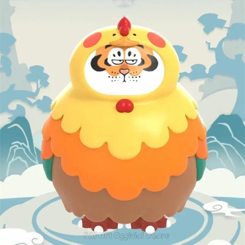 

Dragons Rising and Tigers Leaping Blind Box Toys Doll Cute Anime Action Figure Ornaments Figurines Dolls Desktop Home Decor