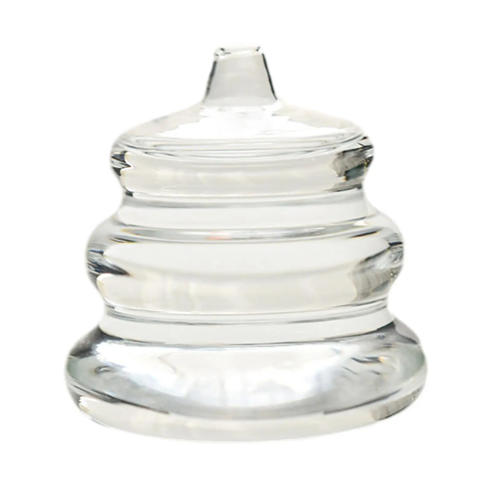 Glass Vase Flower Pot Desktop Vase Dried Flower Container Stem Bunch Holder for