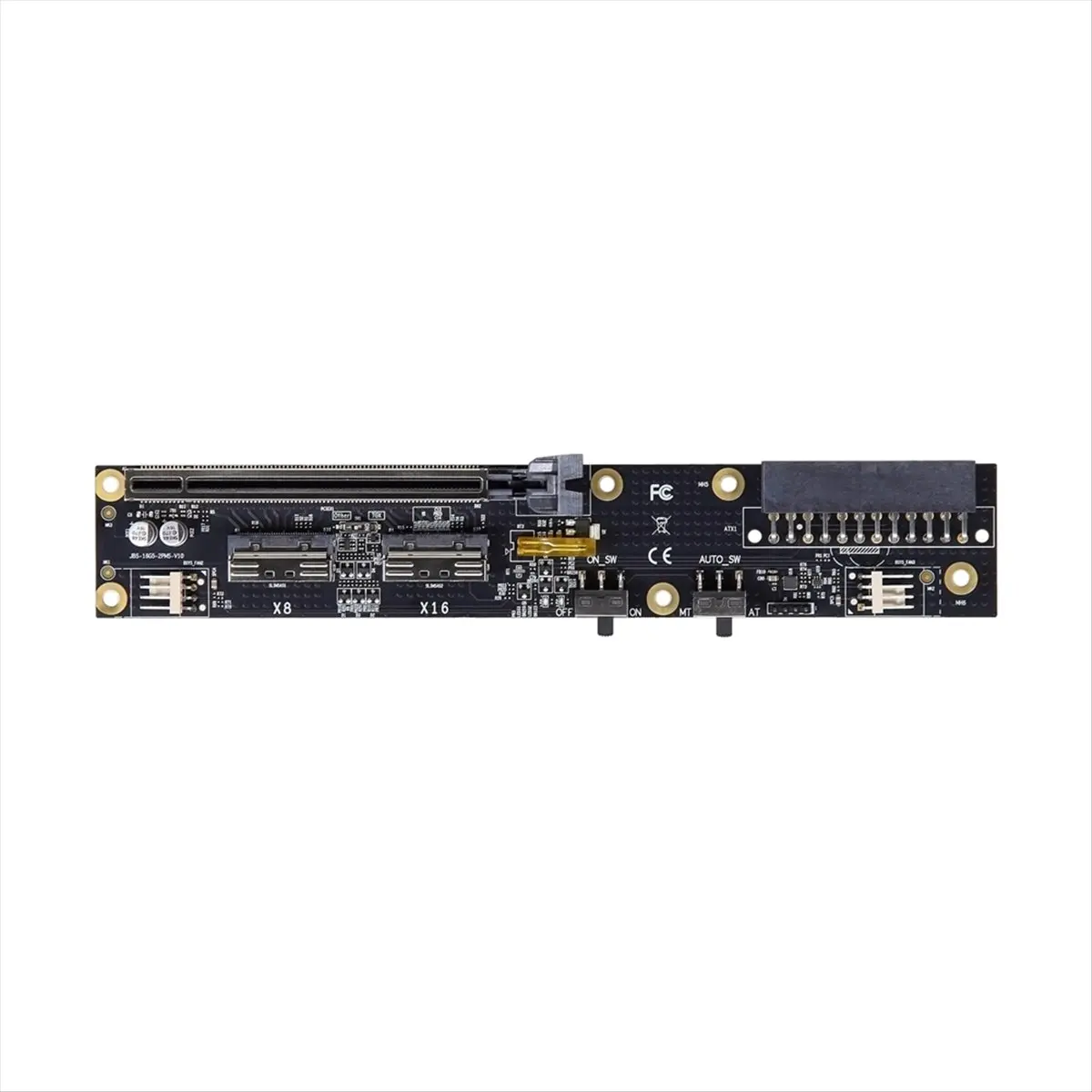 [VALUE PACK]2Port SlimSAS X16 Base Board Slimsas Graphics Card Expansion Dock PCIE4.0 X16 to Slimsas 8654 PC Adapter