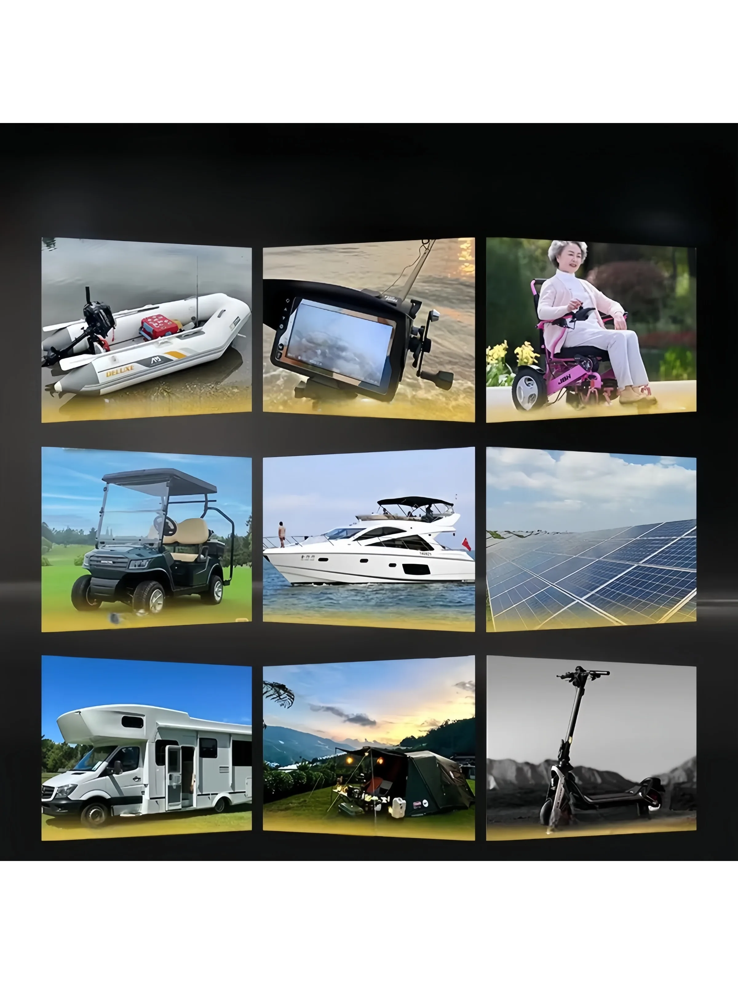 AliExpress SUMMING 12V 200Ah Lithium LiFePO4 Deep Cycle Battery for Solar,Fish Finder, Power Wheels, Lighting, Off-Grid Applications Built-in BMS