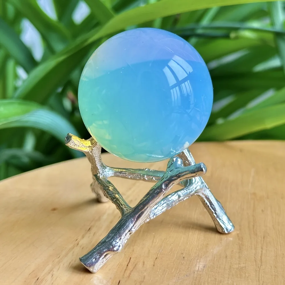Natural Crystal Ball Opal Stone Sphere 7 Chakra Globe Massaging Reiki Healing Opali Home Decoration Exquisite Gifts Souvenirs
