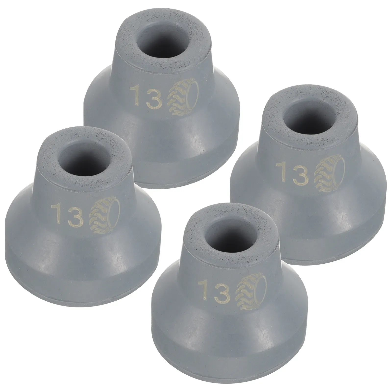 4Pcs Crutch Tips Rubber Cane Feet Heavy Duty Non-Slip Walking Cane Tips Replacement Crutch Pads Accessories Crutches Accessories