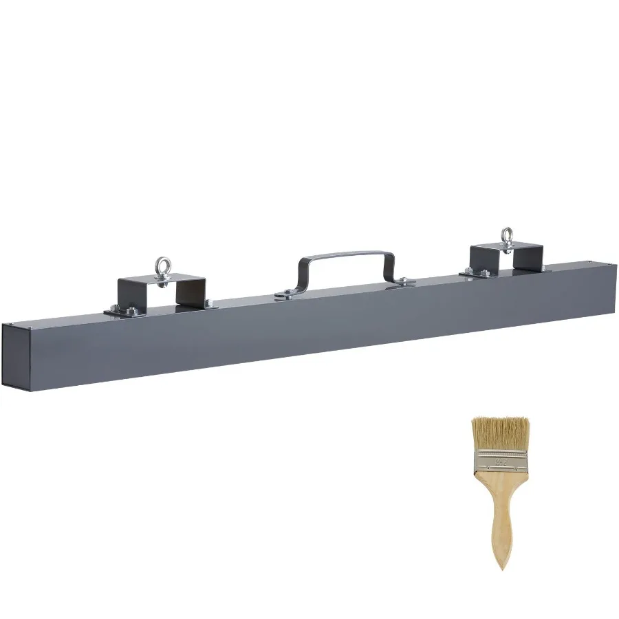 93 lbs Hanging Magnetic Sweeper Pickup Tool for Industrial Use Steel Material with Strong Magnet Black Color Ideal for Picking