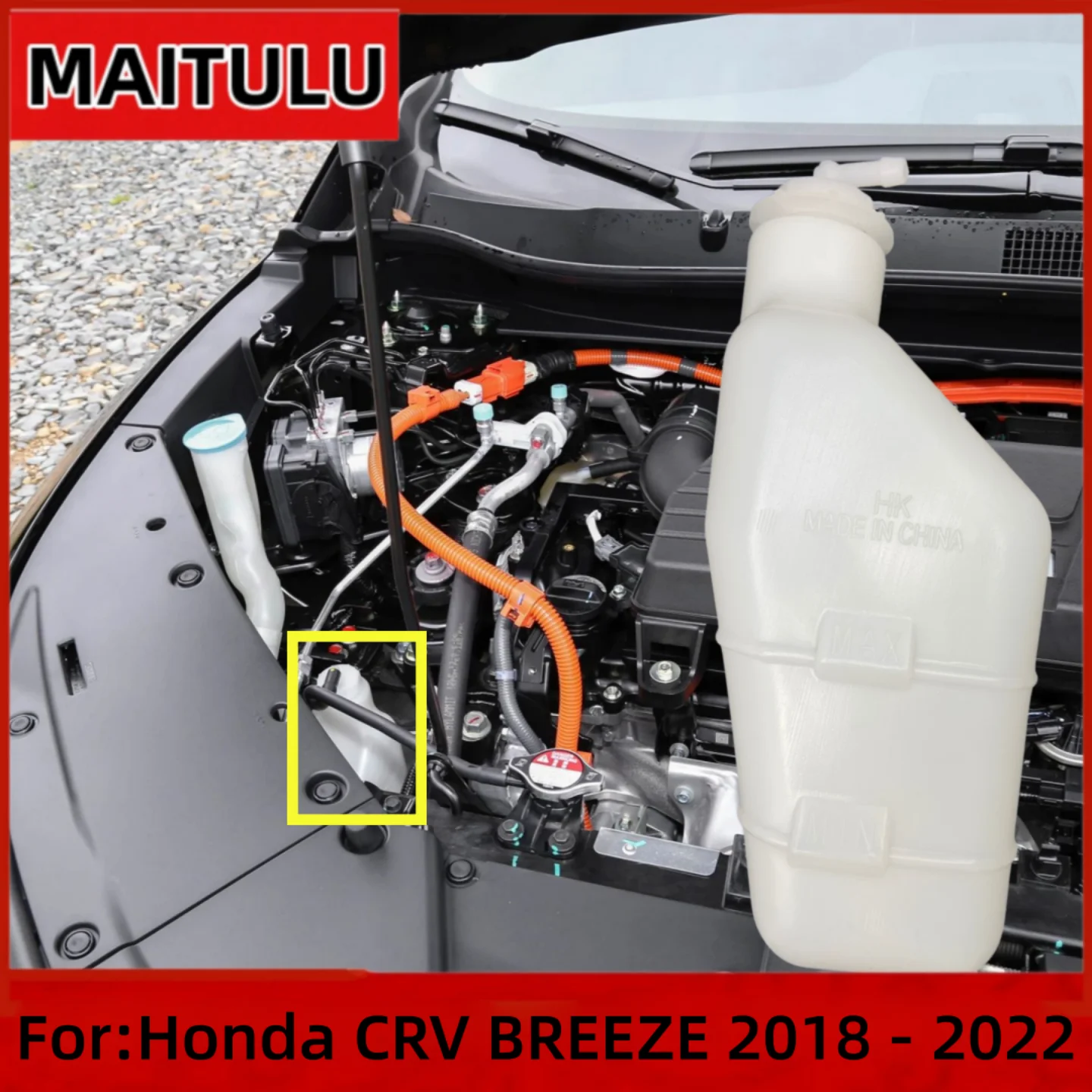 

Water tank Antifreeze Auxiliary Water Bottle tank For HONDA CRV BREEZE 2018 2017 2018 2019 2020 2021 2022 radiator tank