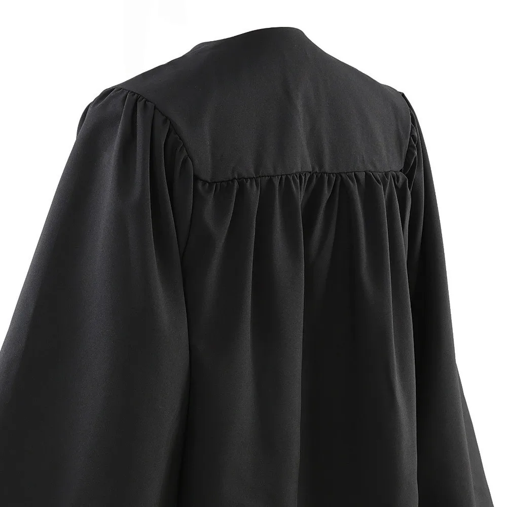 Degree Conferment Graduation Season Graduation Gown Master Solid Color Graduation Honorary Academic Robe Doctor Student