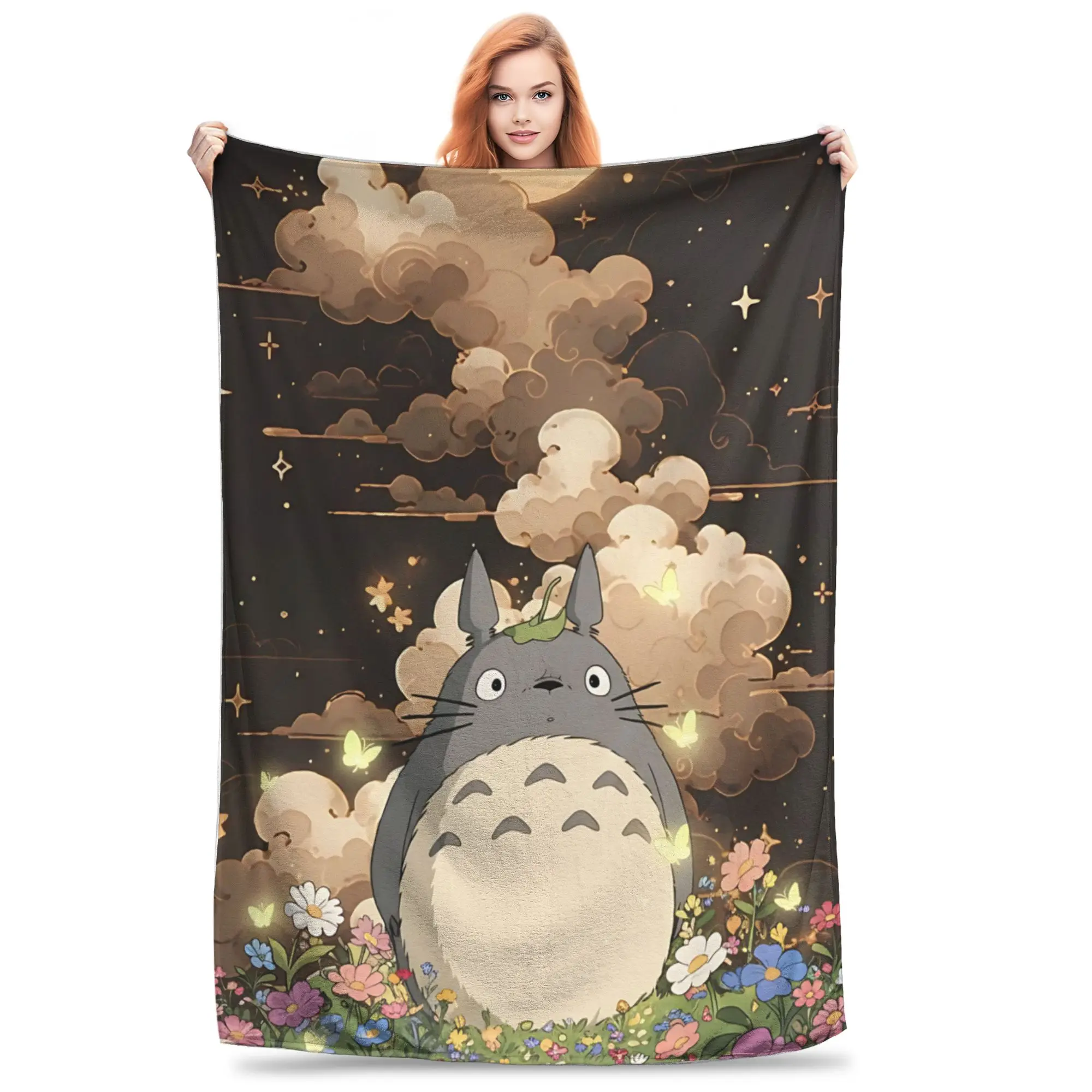 1PC home Cutecore My Neighbor Totoros  Blanket Super Cosy Plush Home Living Room Sofa halloween