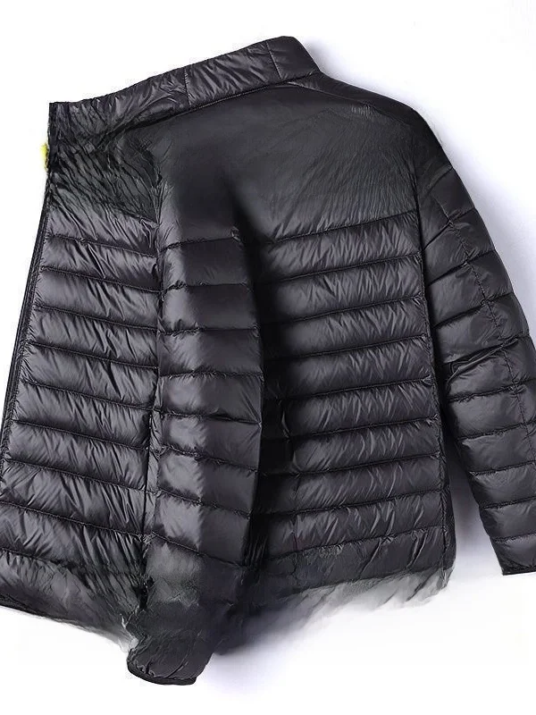 

Мужское пуховое пальто с капюшоном, легкое осенне-зимнее хлопковое пальто Stand Fit Faion Urban Sle, молодежная повседневная одежда