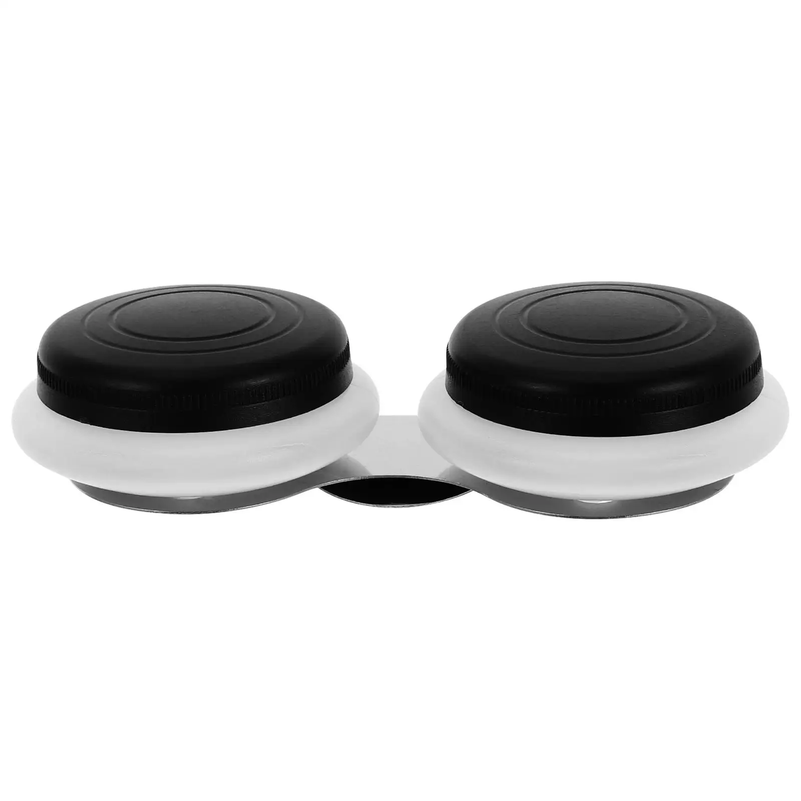 Double Port Oil Pot Plastic Palette Cup with Lid for Painting Brush Washer Large Capacity Oil Painting Supplies