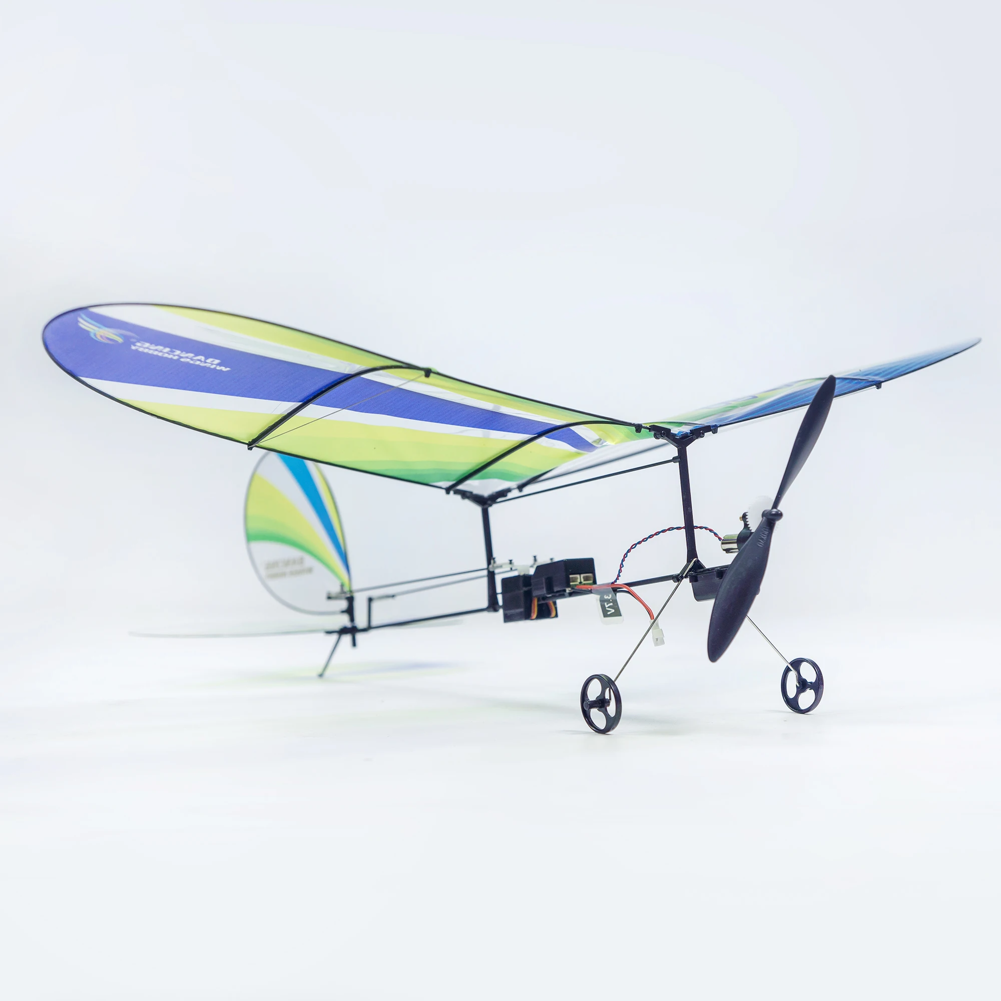 DW Hobby 360mm モスキート ミニ PETフィルム RC航空機 ラジコン飛行機キット 受信機付き 3ch 小型RC飛行機 E43