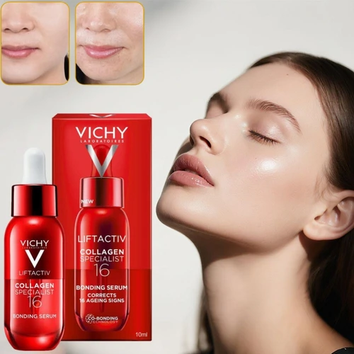 Imagen 2 del producto VICHY Colágeno plástico activo No. 16 esencia + crema promueve la producción de colágeno mejora la relajación de la piel ilumina el tono de la piel