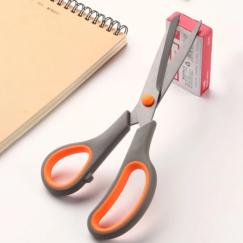 

Titanium Non-Stick Scissors, Professional Stainless Steel Comfort Grip Cut Knife Box Opener For Cutting Fabric, Cardboard, Paper