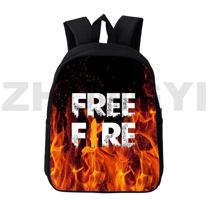 Popular 3D Free Fire Garena School Backpack Nylon Bagpack Female Laptop Bag Casual Canvas Bookbag 12/16 Inch Free Fire Mochila