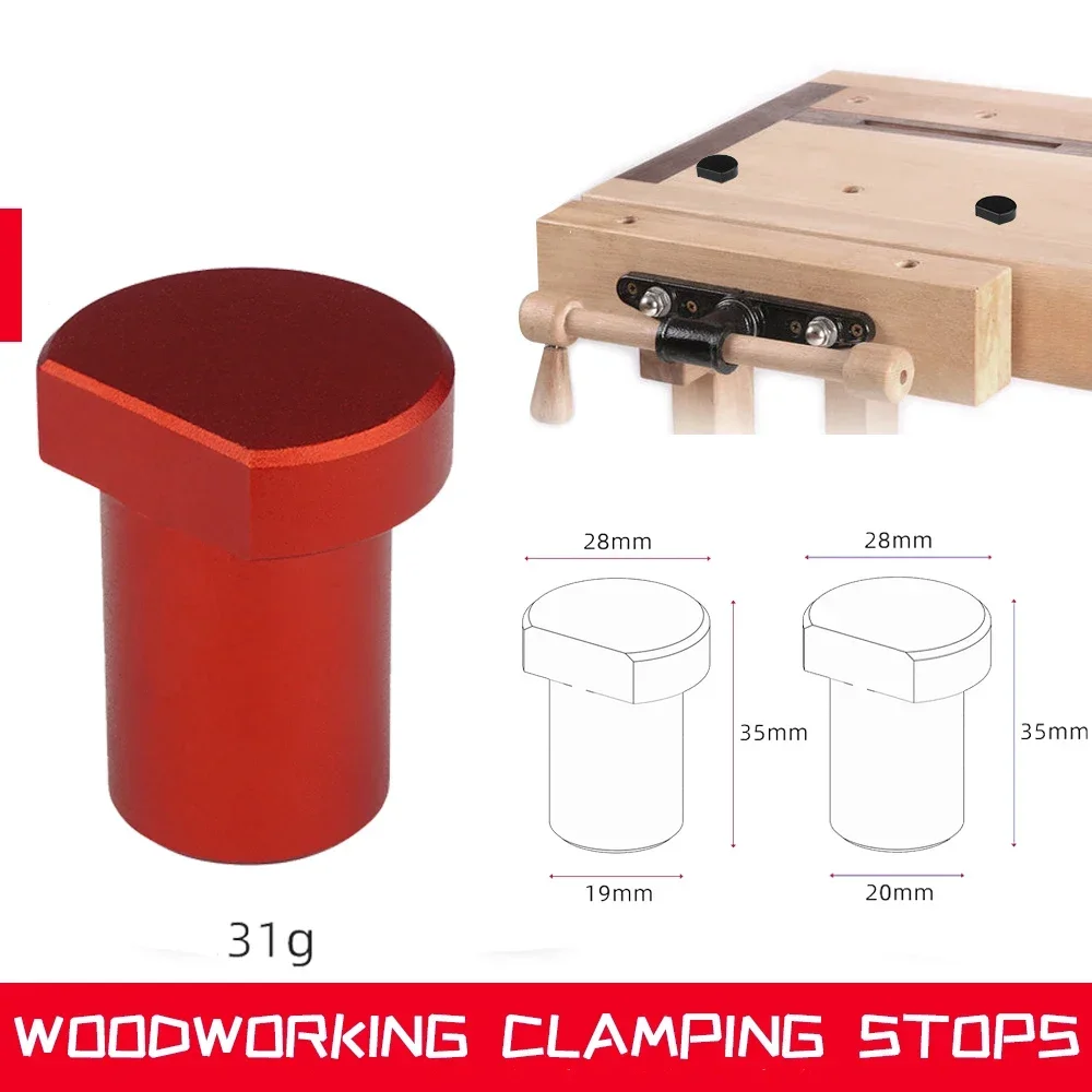 Card Tenon Table Card Quick Release Woodworking Table Limit Block Table Block Dare for Carpentry Desktop Tenon Φ20mm/Φ19mm