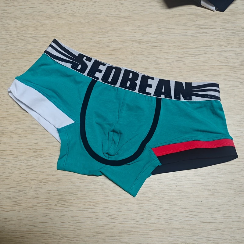 2026New men's underwear, men's cotton boxers, multi-color color matching men's underwear manufacturer 10201