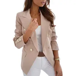 Autumn Over Size Women Coat Short White Female Office Black Ladies Long Sleeve Red Woman Elegant Casual Coats 2023