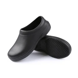 Non-slip Kitchen Slippers Oil-proof Waterproof Safety Work Shoes Chef Master Restaurant Hotel Sandals 2024 New EVA Slippers