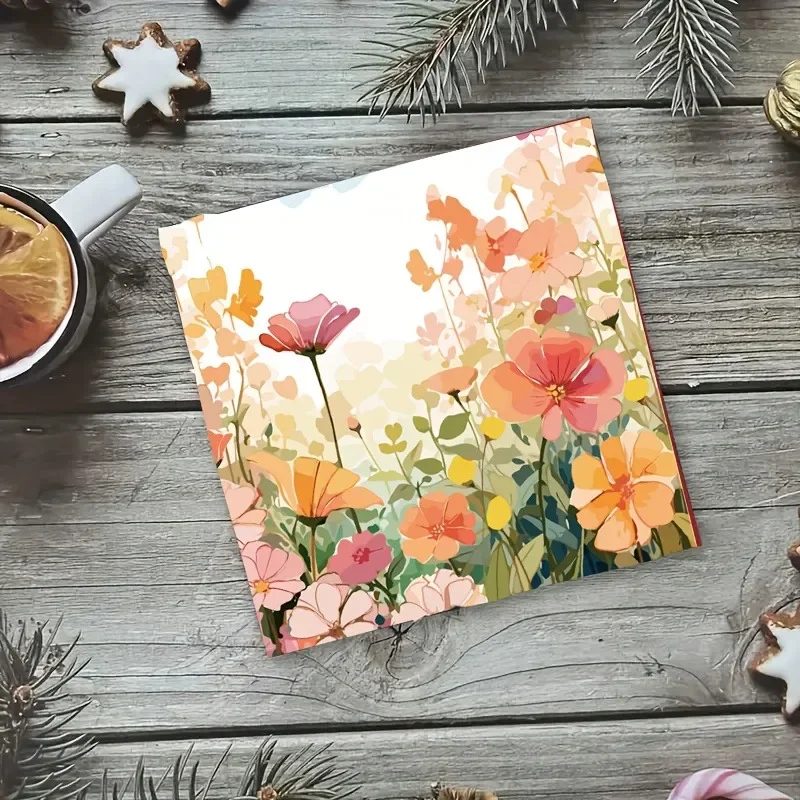 Tovaglioli usa e getta botanici rosa da 40 pezzi Tovagliette di carta per feste di matrimonio per decorazioni per eventi di vacanze di compleanno Impostazione del tavolo da pranzo
