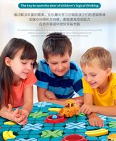 Road Maze Montessori Logic Road Builder Game Assembly Building Puzzle Learning Toys Children's Gifts Party Board Game