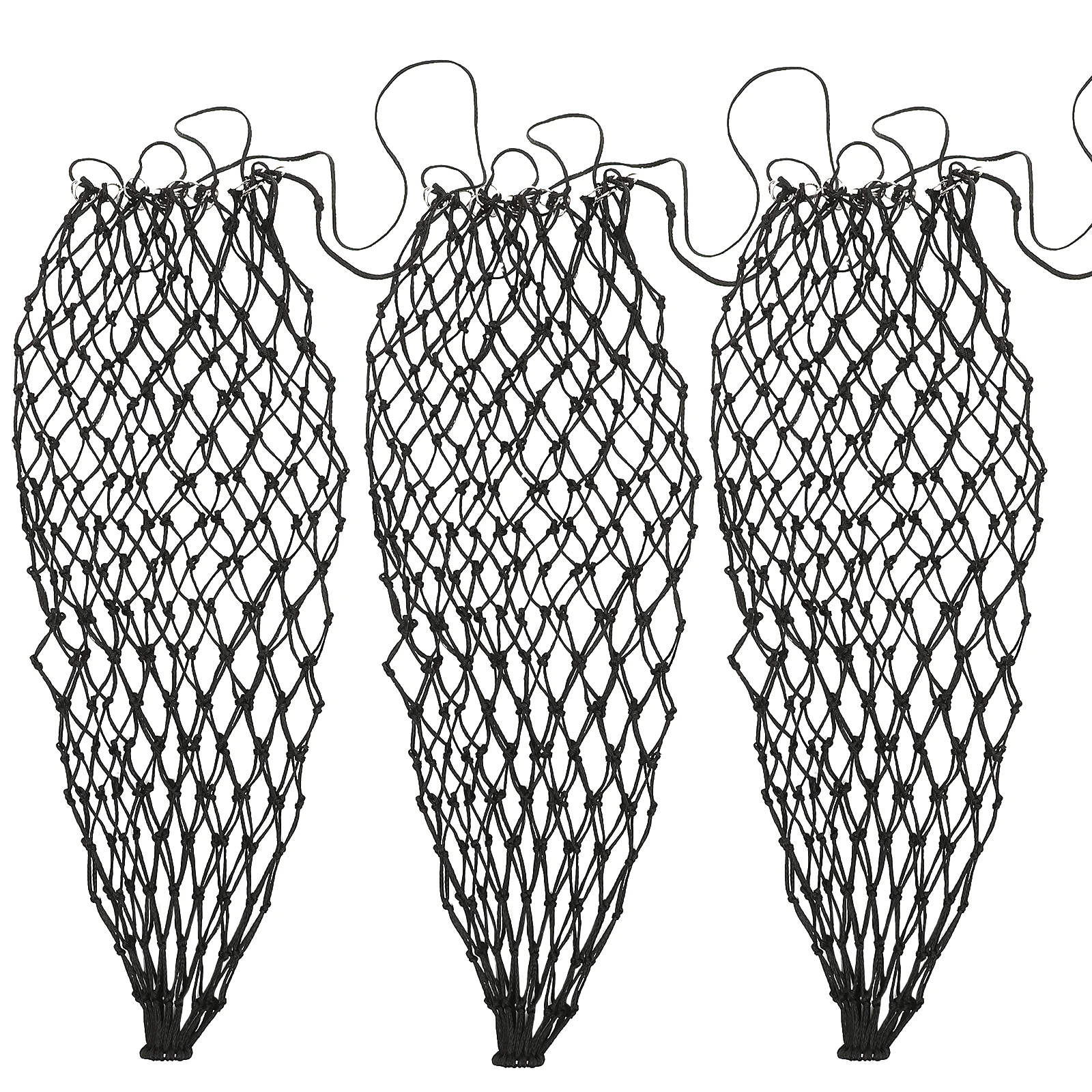 Hay Net Goat Feeder Hanging Strong Durable Horse Hay Storage Bag Slow Feeding Net Practical Stable Feeder Pouch