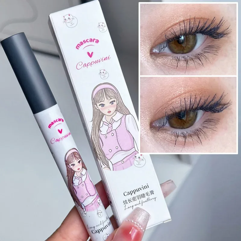 Wimpern Curling Verlängerung Mascara Wimpern Verlängerung Pinsel Dauerhafte Wasserdichte Ultra-feine Pinsel Kopf Mascara Schönheit Make-Up