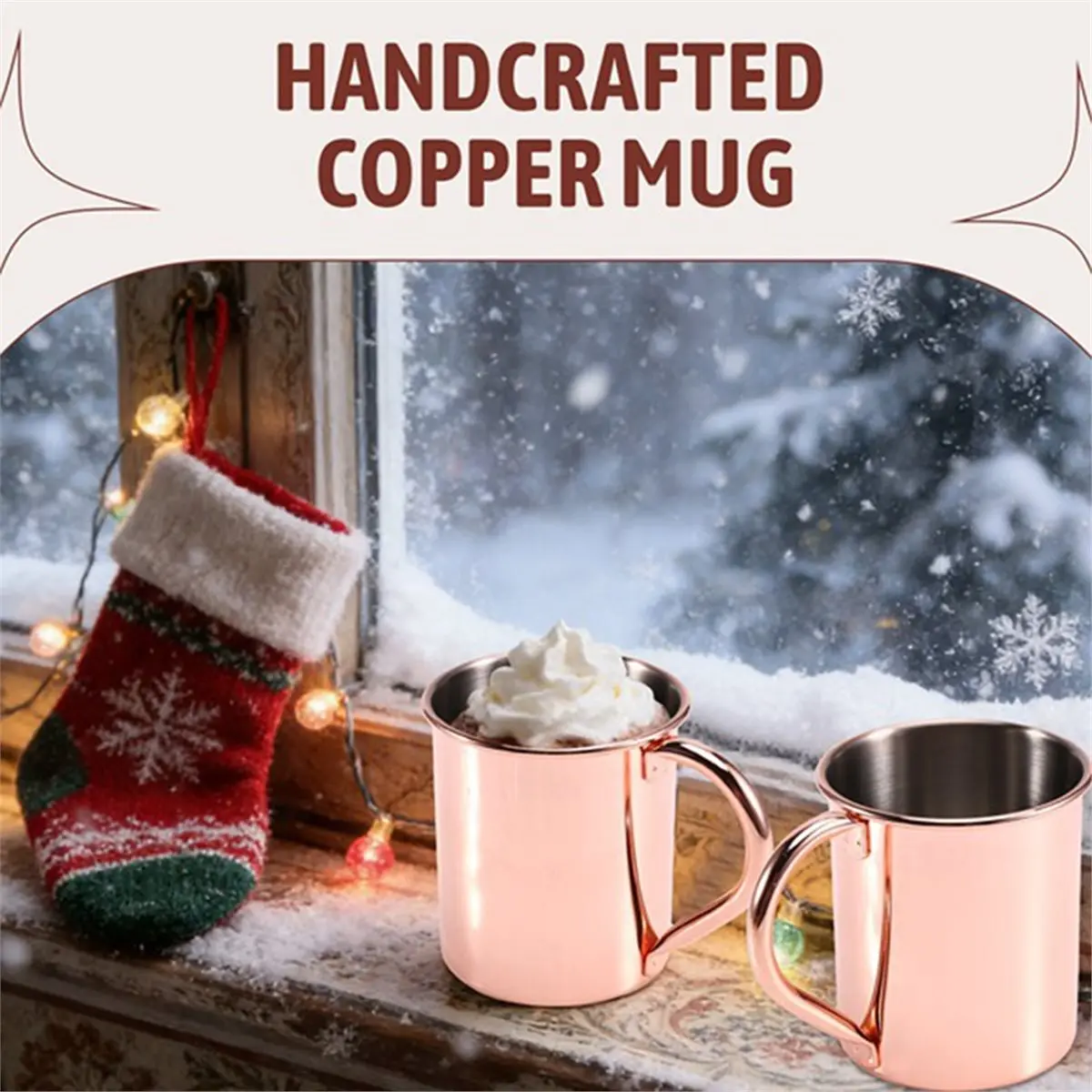 THANKYOU Mug (410 Ml), Handcrafted Unlined Mug with A Smooth, Rounded Lip and Ergonomic Handle, Suitable for Water, Wine, Coffee