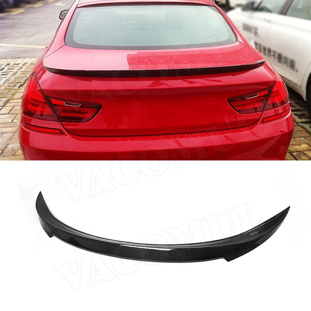 

VACOMUL For V Style 6 Series Carbon Fiber Rear Trunk Spoiler Wings for BMW F06 F12 F13 M6 640i 650i 640i Spoiler 2012-2016 Car