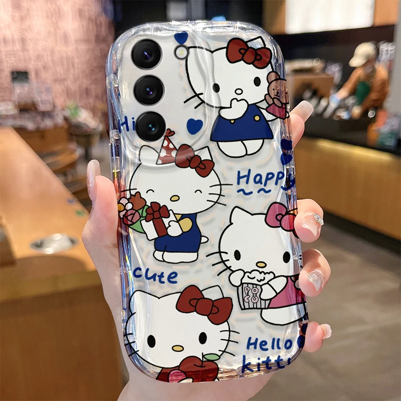 Hello Kitty Case for Samsung Galaxy A33 A32 A31 A30 A20 A24 A23 A22 A21S A20S A14 A13 A12 5G A10S A04E A04 4G A03 Core Cover