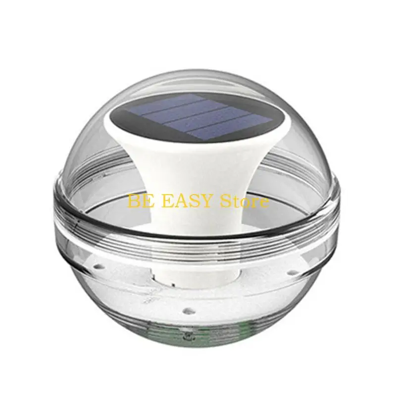 E28F أضواء حمام السباحة العائمة الشمسية حمام سباحة في الهواء الطلق أضواء LED مقاومة للماء للفناء #2