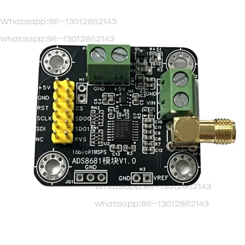 ADS8681 Module Analog-to-digital Converter 16 Bit ADC Data Acquisition Sampling Rate 1MSPS Supports Single and Dual Stage