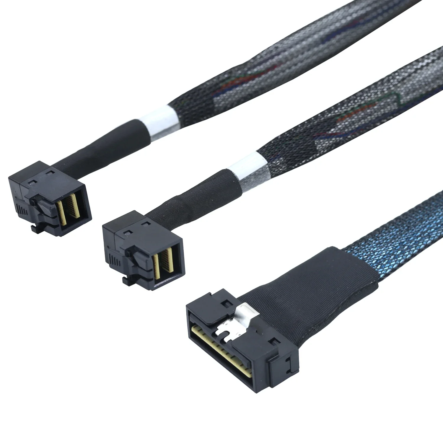 PCI-E Ultraport Slimline SAS4.0 LP Low profile SFF-8654 8i 74pin to MINI SAS HD SFF-8643 8I 36Pin 90 Degree Server Adapter Cable