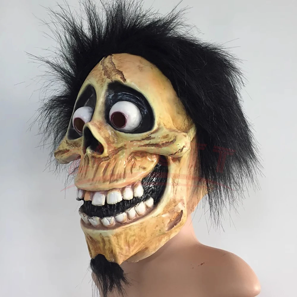Anime Hector And Miguel Cosplay Mask Anime Skeleton Latex Headgear Halloween Carnival Party Roleplay Mask For Men Boys - view 2