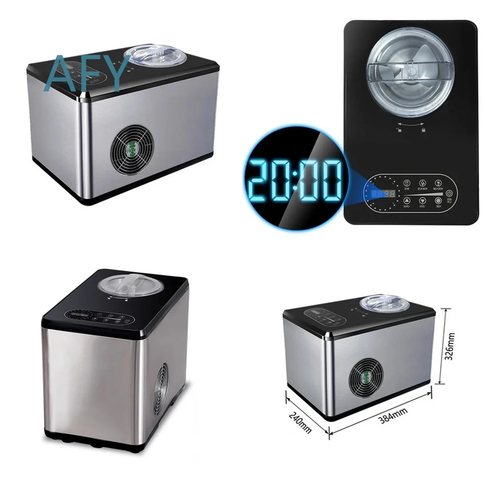 Intelligent Ice Cream Maker for Home Use Gelato Machine Sorveteira for Domestic Kitchen Automatic Frozen Dessert Maker for