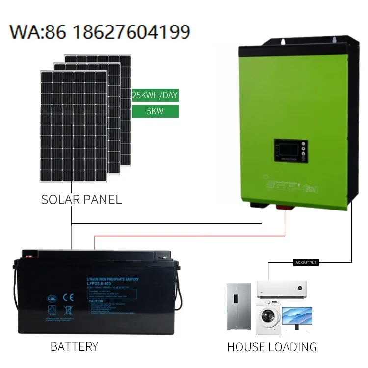 10KW Hybrid Solar Power System With Battery Storage Energy Solution Complete Set Home Rooftop Off Grid Solar System