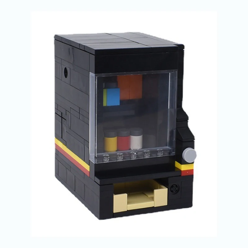 MOC Puzzle Box Building Blocks Vending Machine Compatible City Mini Bricks Decryption Montessori Toys for Children Boy Girl Gift