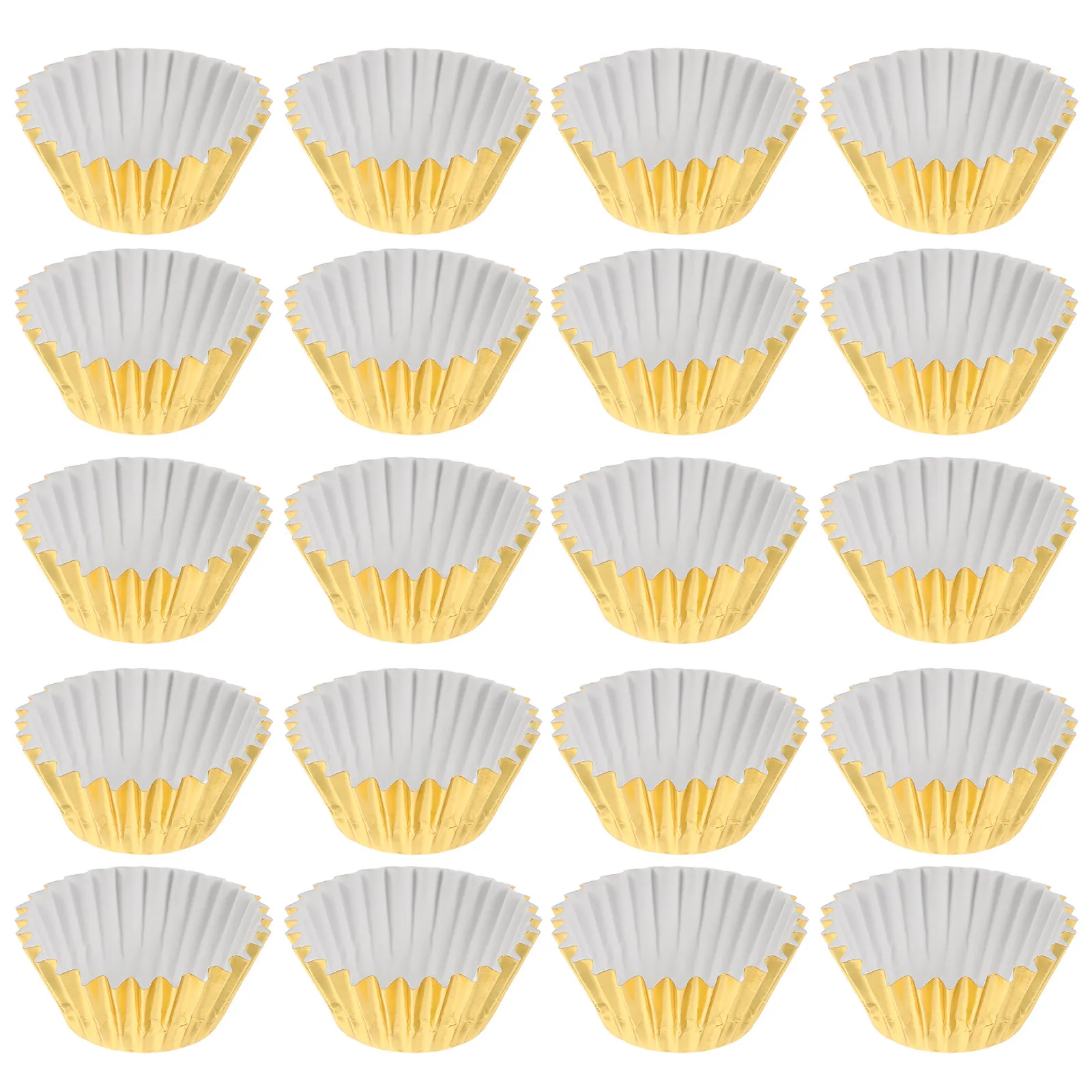 500Pcs Mini Paper Cupcake Liners Thickened Foil Baking Cups Greaseproof Muffin Wrappers Wedding Birthday Party