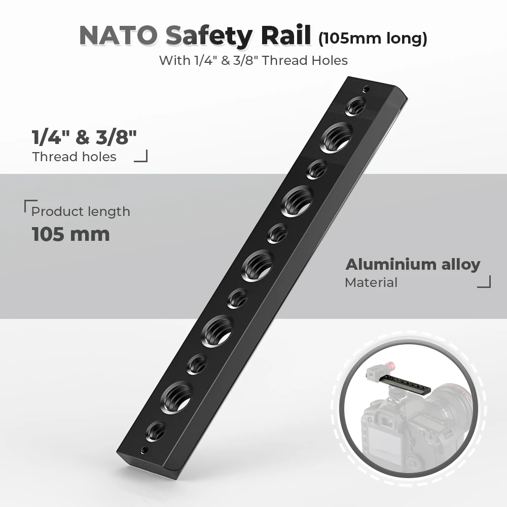 CAMVATE Standard NATO Safety Rail 105mm With 3/8