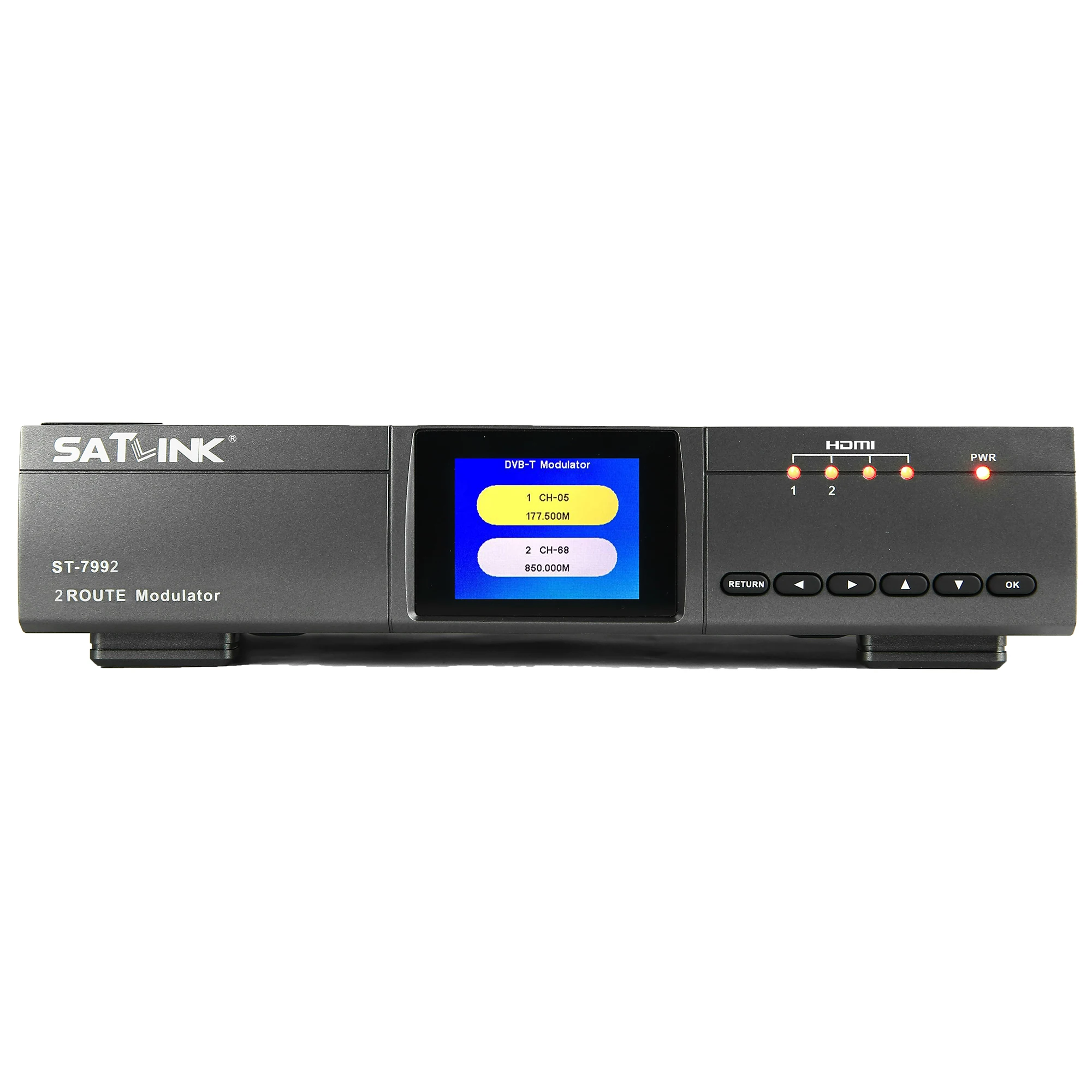 HD Encoder Modulator 2-Channel for  to ISDBT DVB-T Digital Front-end Equipment for Cable Television Radio & TV