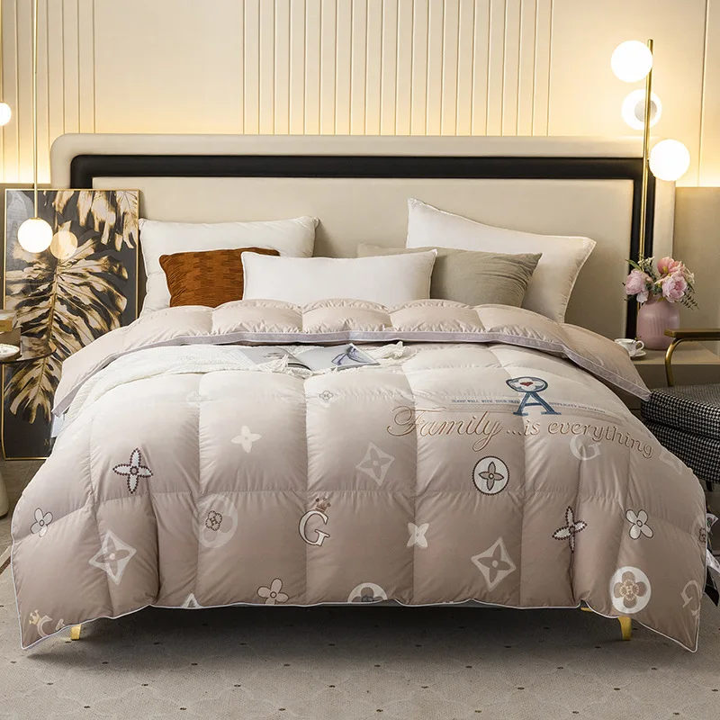 Skin-friendly Cotton Gradual Change Color Printing Work in Progress Single-layer Three-dimensional Self-charging Duvet Cover