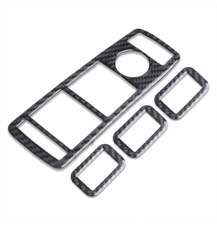 Suitable for Tesla Model X Carbon Fiber Window Lift Panel Accessories Modified Car Decorative Stickers