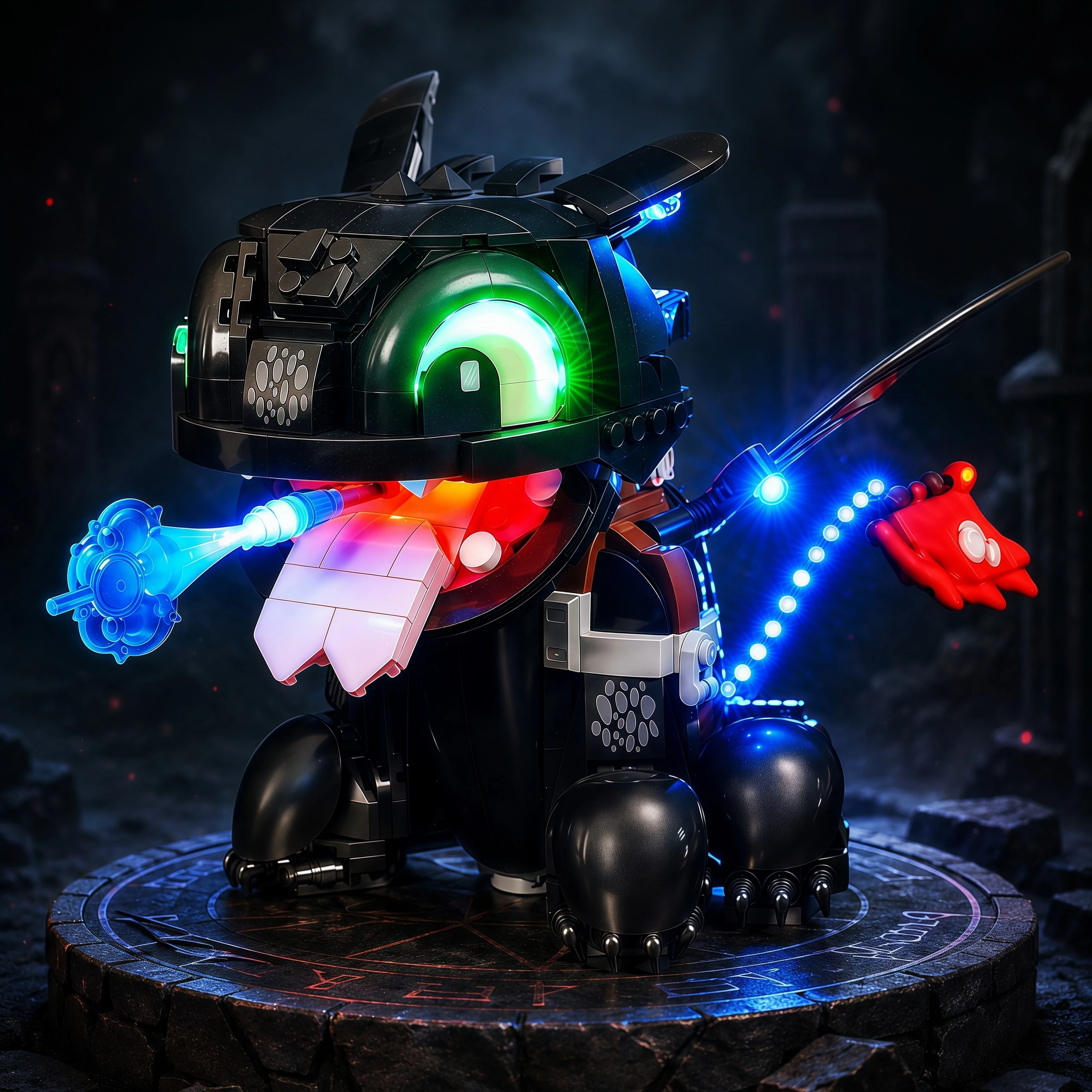 HPROSPER 5V LED-Licht für Lego-10375 Icons Drachenzähmen leicht gemacht: Modell aus Bausteinen ohne Zahn (Lego-Set NICHT enthalten)