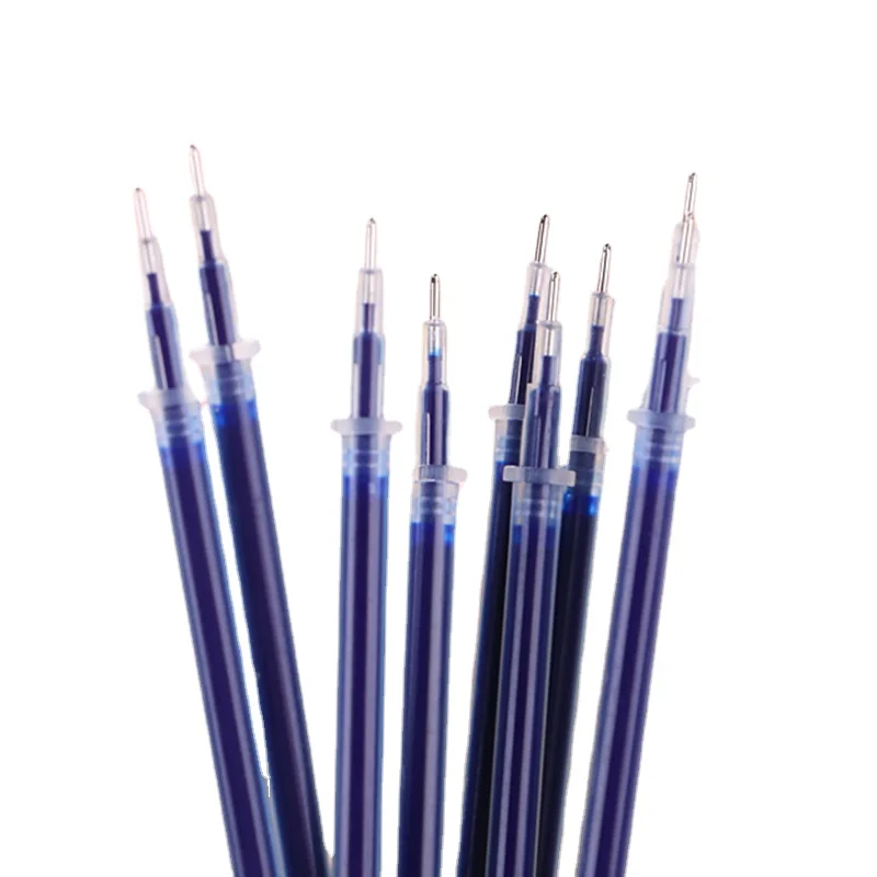 20 pz/set penna Gel ricariche aste 0.38mm nero blu rosso inchiostro penna neutra manico lavabile ricarica asta materiale scolastico articoli di cancelleria