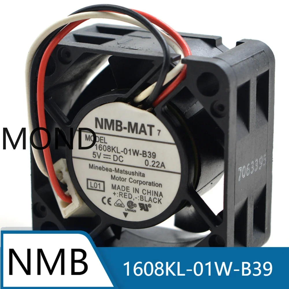 1608KL-01W-B39 Server Fan for NMB NMB-MAT High Air Axial Flow Inverter Frequency Converter Cooling Fan 5V 0.22A 4020 40*40*20MM