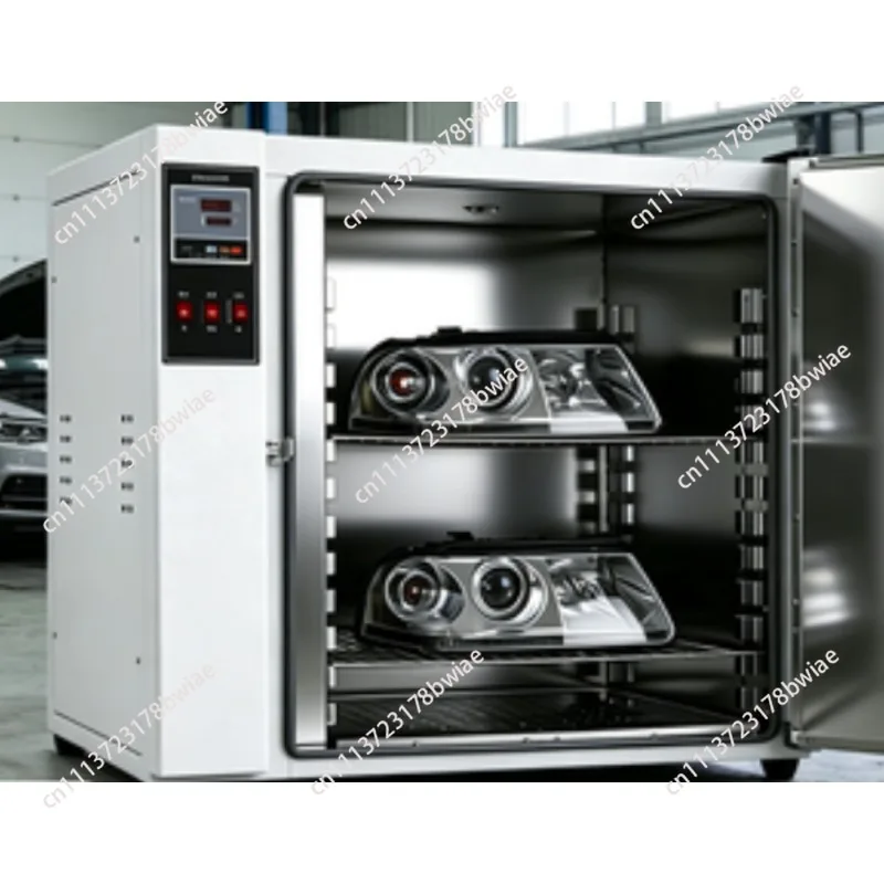 Automotive headlight restoration drying cabinet - professional hot air circulation oven for repair shops